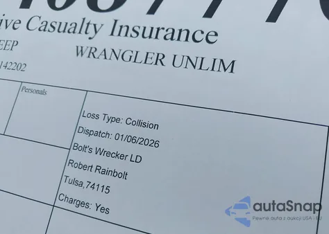 2012 Jeep Wrangler Unlimited Sahara z USA, uszkodzony, nr VIN 1C4BJWEG5CL142202